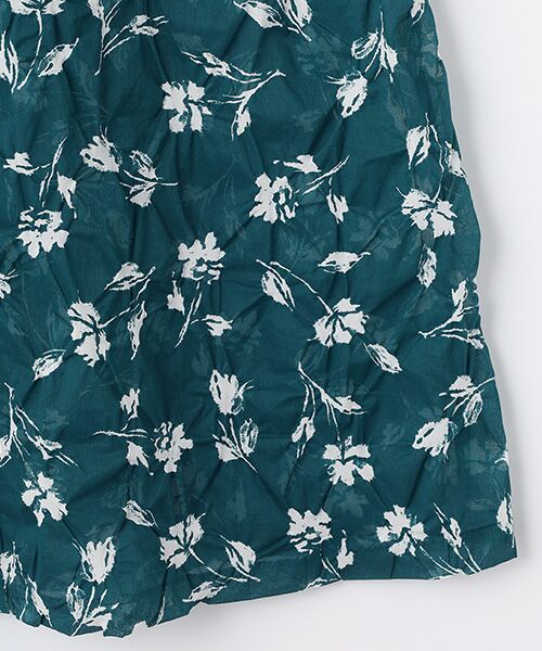 TABASA / タバサ チュニック | シャドーフラワー リップルプリント チュニック | 詳細5