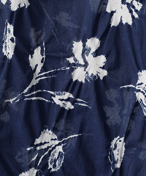 TABASA / タバサ チュニック | シャドーフラワー リップルプリント チュニック | 詳細7