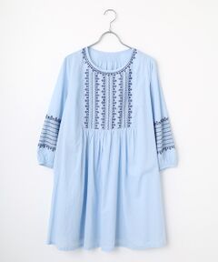 TABASA / タバサ チュニック | コットンローン ステッチ刺繍 チュニック