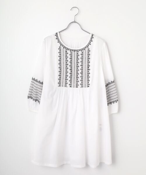 TABASA / タバサ チュニック | コットンローン ステッチ刺繍 チュニック | 詳細13