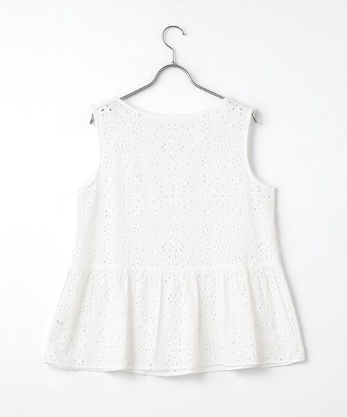 TABASA / タバサ シャツ・ブラウス | コットンローン×カットワーク刺繍ブラウス | 詳細2