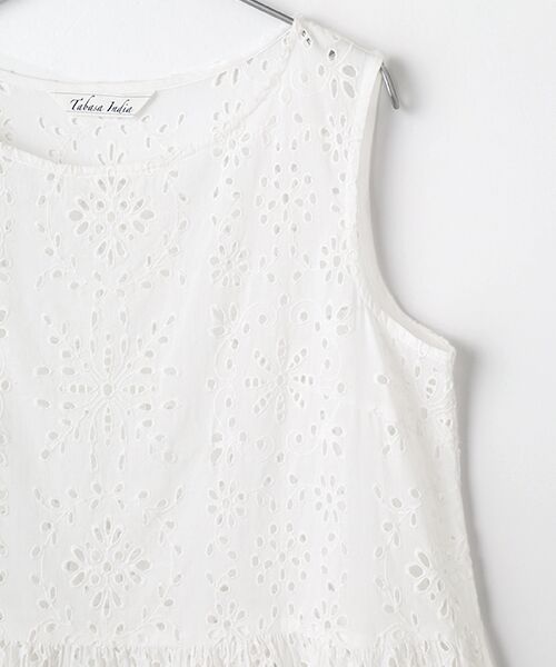 TABASA / タバサ シャツ・ブラウス | コットンローン×カットワーク刺繍ブラウス | 詳細3