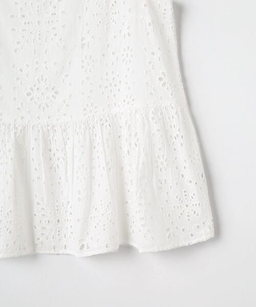 TABASA / タバサ シャツ・ブラウス | コットンローン×カットワーク刺繍ブラウス | 詳細4