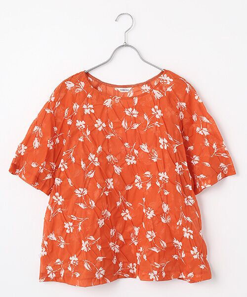 TABASA / タバサ シャツ・ブラウス | シャドーフラワー リップルプリント ブラウス | 詳細6