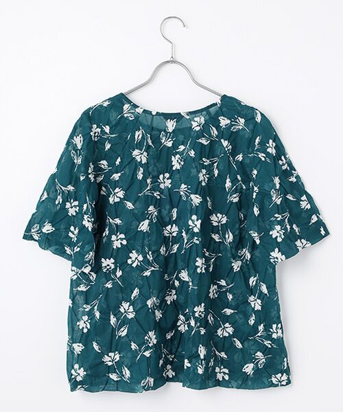 TABASA / タバサ シャツ・ブラウス | シャドーフラワー リップルプリント ブラウス | 詳細11