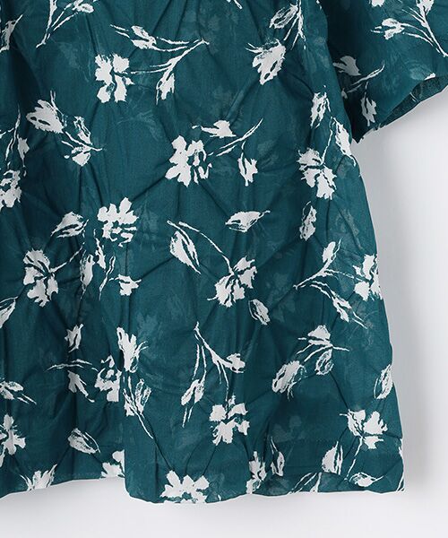 TABASA / タバサ シャツ・ブラウス | シャドーフラワー リップルプリント ブラウス | 詳細13