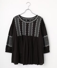 TABASA / タバサ シャツ・ブラウス | コットンローン ステッチ刺繍 ブラウス