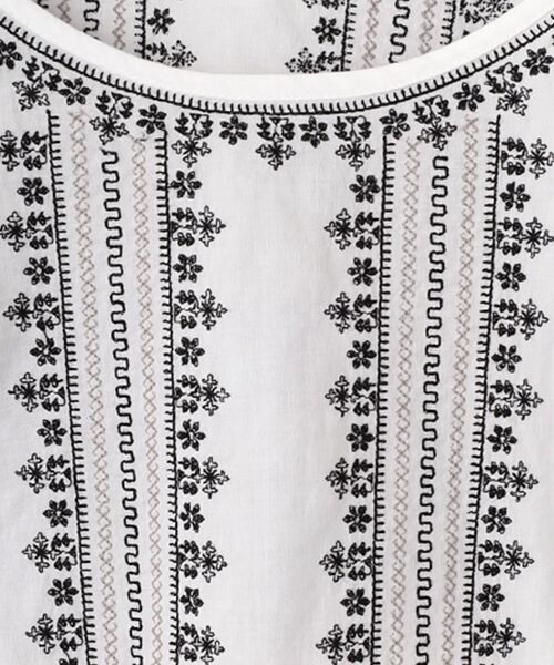 TABASA / タバサ シャツ・ブラウス | コットンローン ステッチ刺繍 ブラウス | 詳細5