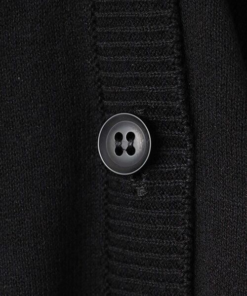 TABASA / タバサ ベスト | コットン 強撚 ニット フードつきベスト | 詳細4