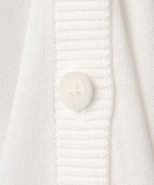 TABASA / タバサ ベスト | コットン 強撚 ニット フードつきベスト | 詳細7