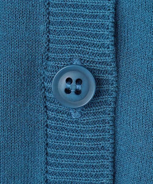 TABASA / タバサ ベスト | コットン 強撚 ニット フードつきベスト | 詳細11