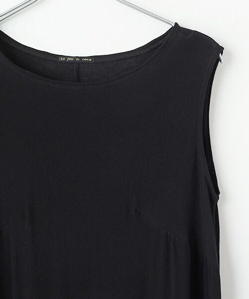 TABASA / タバサ ロング・マキシ丈ワンピース | 強撚梨地ワンピース | 詳細2