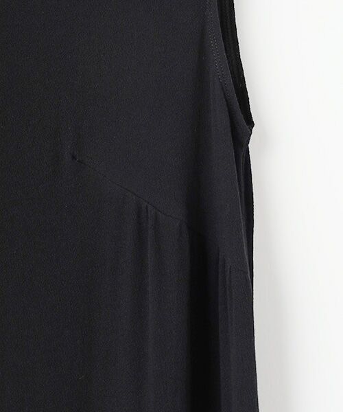 TABASA / タバサ ロング・マキシ丈ワンピース | 強撚梨地ワンピース | 詳細3