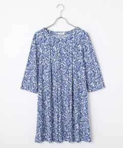 タバサ　チュニックブラウス　ワンピース　水色 TABASA - 新作のチュニック＆ワンピースをご紹介！プリント物や