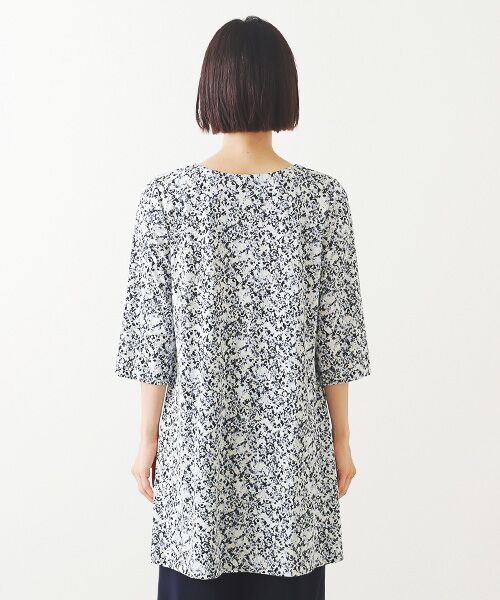 TABASA / タバサ チュニック | プチフラワープリント チュニック | 詳細3