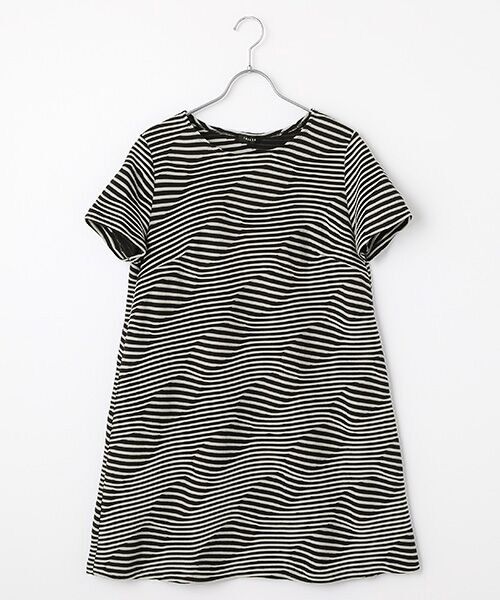 TABASA / タバサ チュニック | ランダムボーダー チュニック | 詳細6
