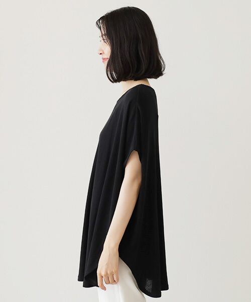 TABASA / タバサ チュニック | 強撚梨地チュニック | 詳細5