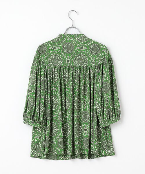 TABASA / タバサ シャツ・ブラウス | サークル更紗フラワープリントブラウス | 詳細2