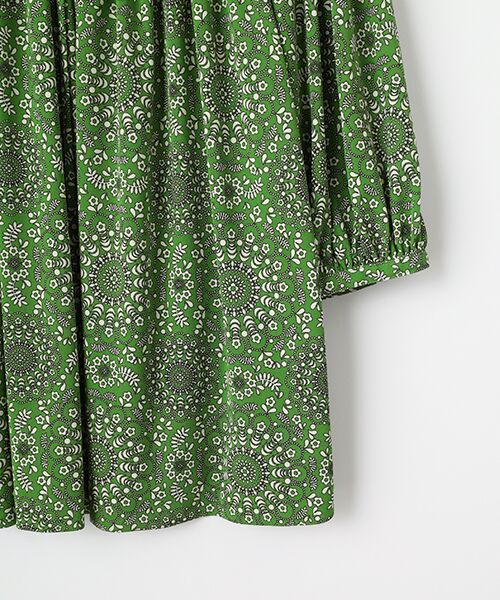 TABASA / タバサ シャツ・ブラウス | サークル更紗フラワープリントブラウス | 詳細4