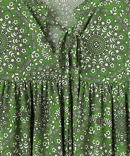 TABASA / タバサ シャツ・ブラウス | サークル更紗フラワープリントブラウス | 詳細5