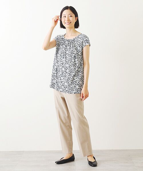 TABASA / タバサ シャツ・ブラウス | プチフラワープリント ブラウス | 詳細5