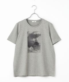 TABASA / タバサ Tシャツ | 40/2マーセライズ天竺プリントTシャツ