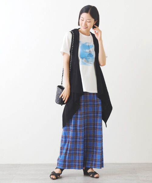 TABASA / タバサ Tシャツ | 40/2マーセライズ天竺プリントTシャツ | 詳細2