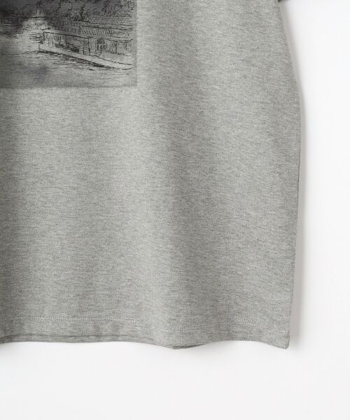 TABASA / タバサ Tシャツ | 40/2マーセライズ天竺プリントTシャツ | 詳細6