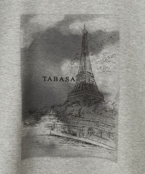 TABASA / タバサ 40/2マーセライズ天竺プリントTシャツ 40/2マーセライズ天竺プリントTシャツ （Tシャツ）｜TABASA