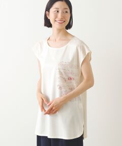 TABASA / タバサ Tシャツ | レタープリント フレンチスリーブ Tシャツ