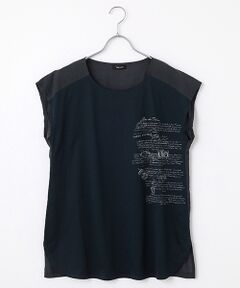 TABASA / タバサ Tシャツ | レタープリント フレンチスリーブ Tシャツ