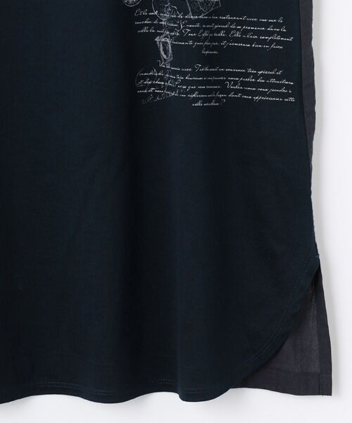 TABASA / タバサ Tシャツ | レタープリント フレンチスリーブ Tシャツ | 詳細9