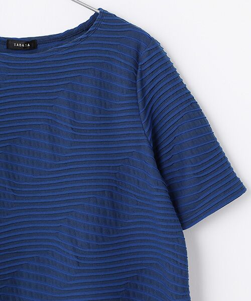 TABASA / タバサ Tシャツ | ランダムボーダー Tシャツ | 詳細3