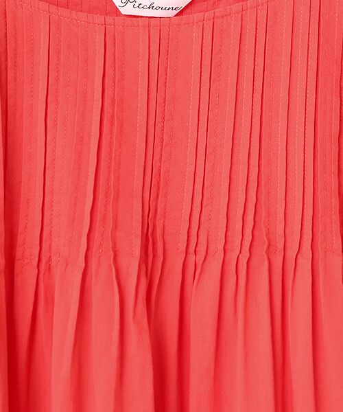 TABASA / タバサ ロング・マキシ丈ワンピース | バイカラーコットンローンワンピース | 詳細1