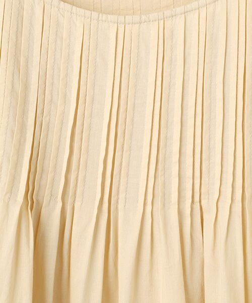 TABASA / タバサ ロング・マキシ丈ワンピース | バイカラーコットンローンワンピース | 詳細5