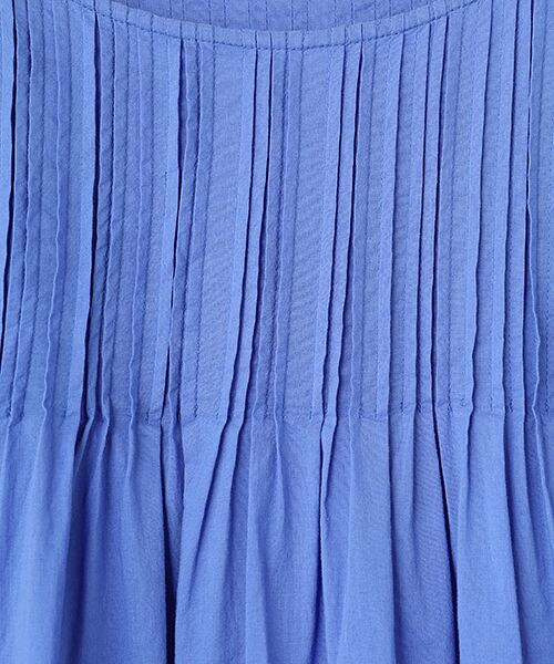 TABASA / タバサ ロング・マキシ丈ワンピース | バイカラーコットンローンワンピース | 詳細12