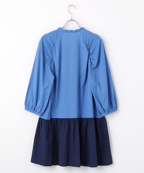 TABASA / タバサ チュニック | バイカラーコットンローンチュニック | 詳細5