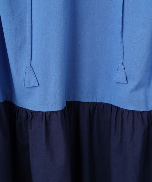 TABASA / タバサ チュニック | バイカラーコットンローンチュニック | 詳細8