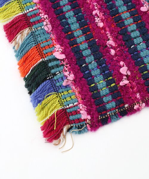 TABASA / タバサ マフラー・ショール・スヌード・ストール | ☆カラフルフリンジミニマフラー | 詳細2