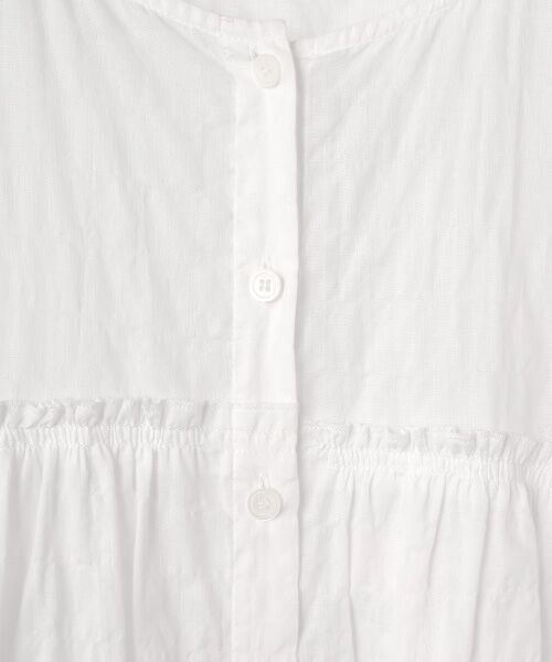 TABASA / タバサ ロング・マキシ丈ワンピース | シャーリングボーダーワンピース | 詳細5