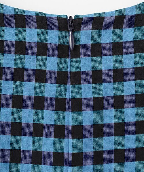 TABASA / タバサ ロング・マキシ丈ワンピース | ギンガム×フラワーカットジャガードワンピース | 詳細6