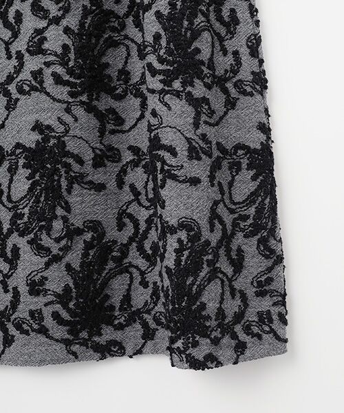 TABASA / タバサ ロング・マキシ丈ワンピース | スラブフラワー刺繍ワンピース | 詳細4