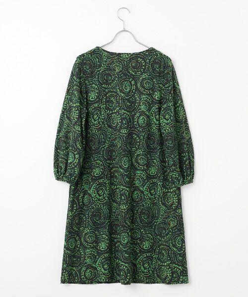 TABASA / タバサ ロング・マキシ丈ワンピース | ドットサークルプリントワンピース | 詳細1