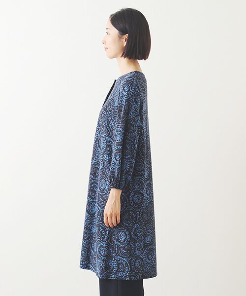 TABASA / タバサ ロング・マキシ丈ワンピース | ドットサークルプリントワンピース | 詳細9