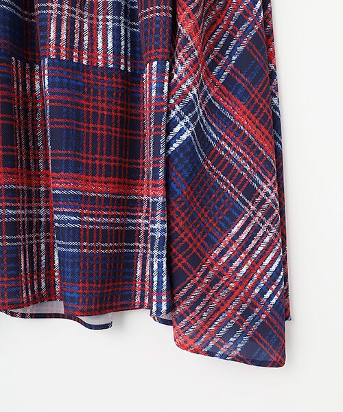 TABASA / タバサ ロング・マキシ丈スカート | LAURENT CHECKアシンメトリースカート | 詳細3