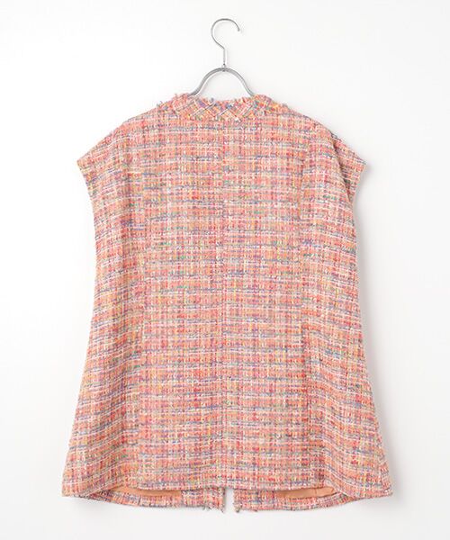 TABASA / タバサ ベスト | ファンシーツィードベスト | 詳細1