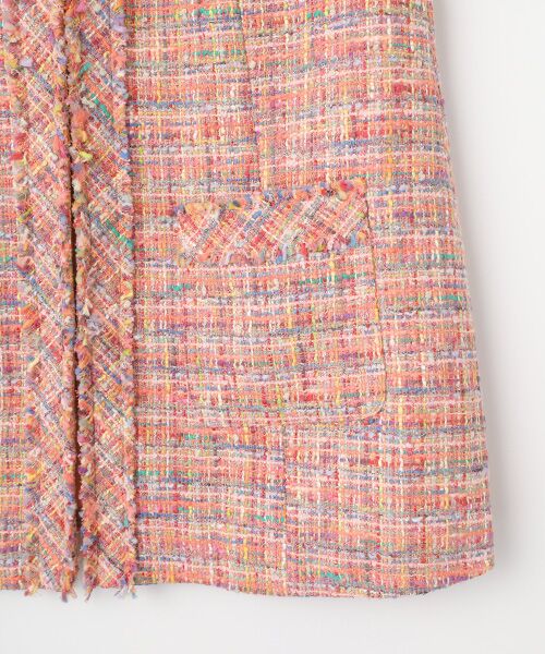 TABASA / タバサ ベスト | ファンシーツィードベスト | 詳細3