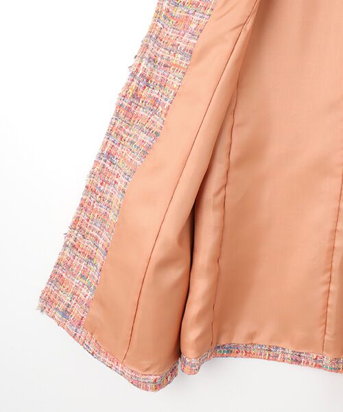 TABASA / タバサ ベスト | ファンシーツィードベスト | 詳細4