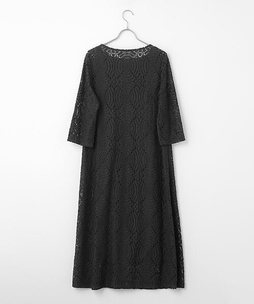 TABASA / タバサ ロング・マキシ丈ワンピース | サークル ラッセルレース ワンピース | 詳細1