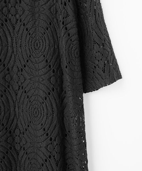 TABASA / タバサ ロング・マキシ丈ワンピース | サークル ラッセルレース ワンピース | 詳細3